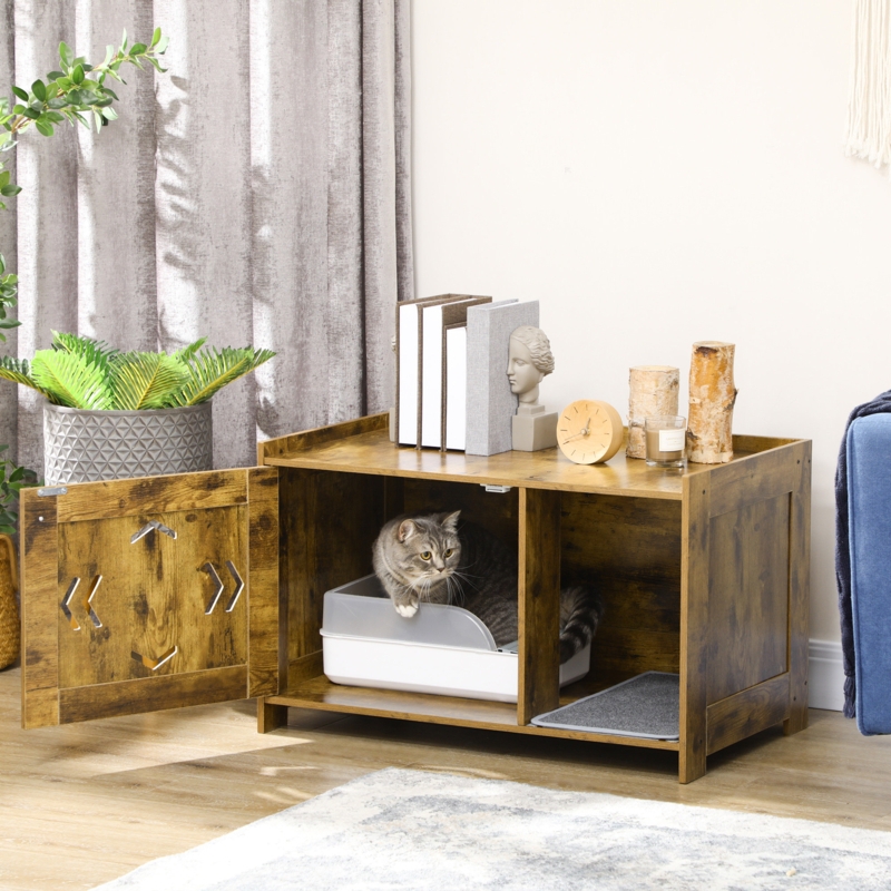 Stylish Litter Box Furniture with Storage