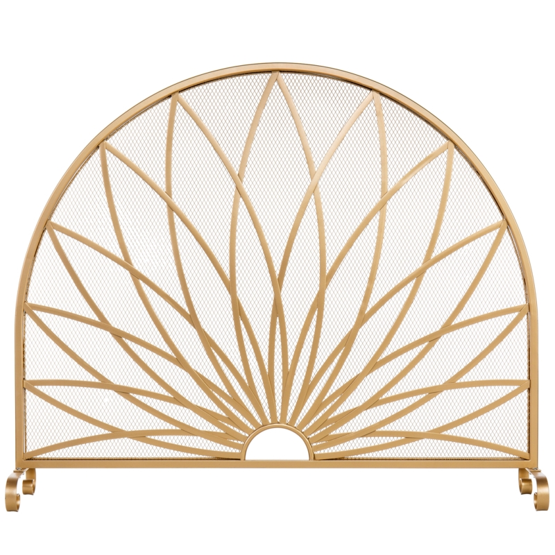 Freestanding Art Deco Fireplace Screen