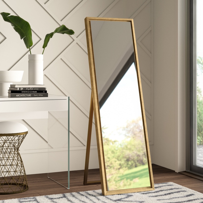 Loeffler Rectangle Floor Mirror