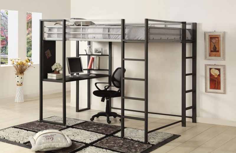 Loft Bed with Bookcase by The Twillery Co.®
