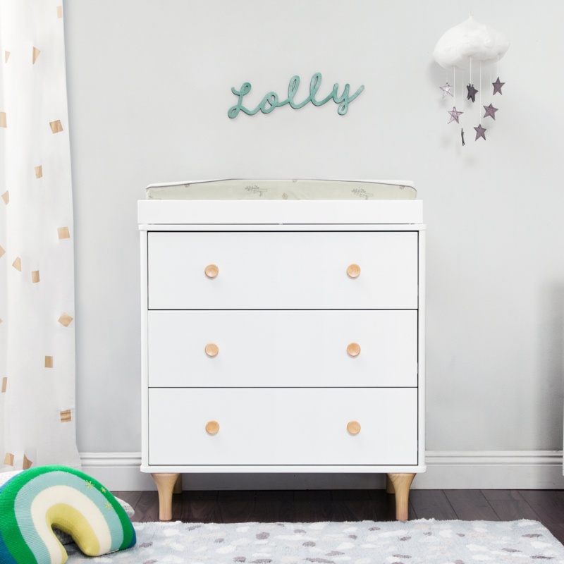 3-Drawer Changer Dresser with Removable Changing Tray