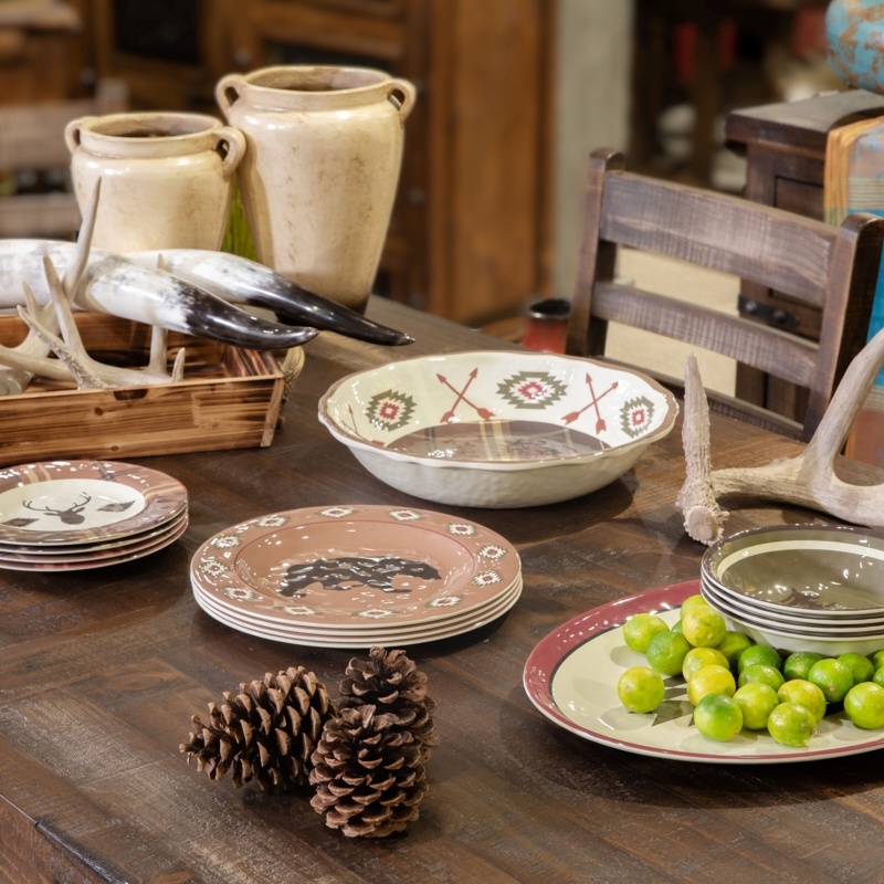 Loon Peak® Carlsen Melamine Dinnerware Set - Service for 4