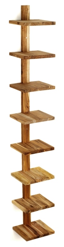 Loredana 8 Piece Teak Solid Wood Tiered Shelf