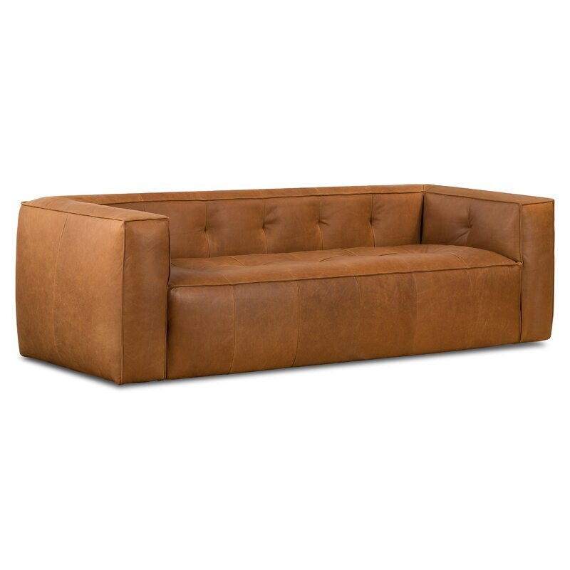 Camel Leather Sofa