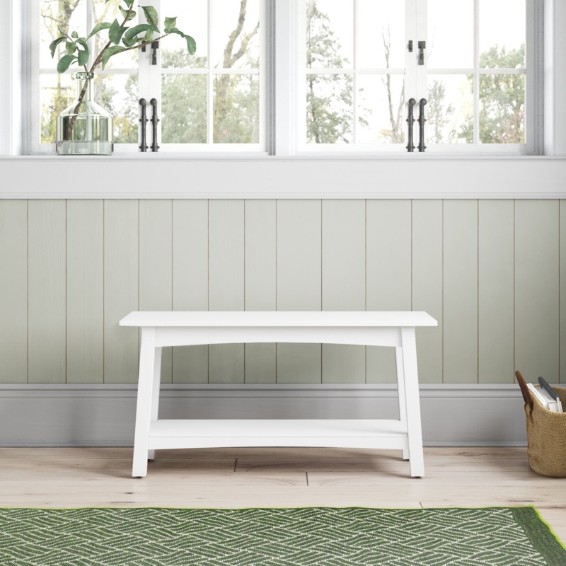 Lund Shelves Bench