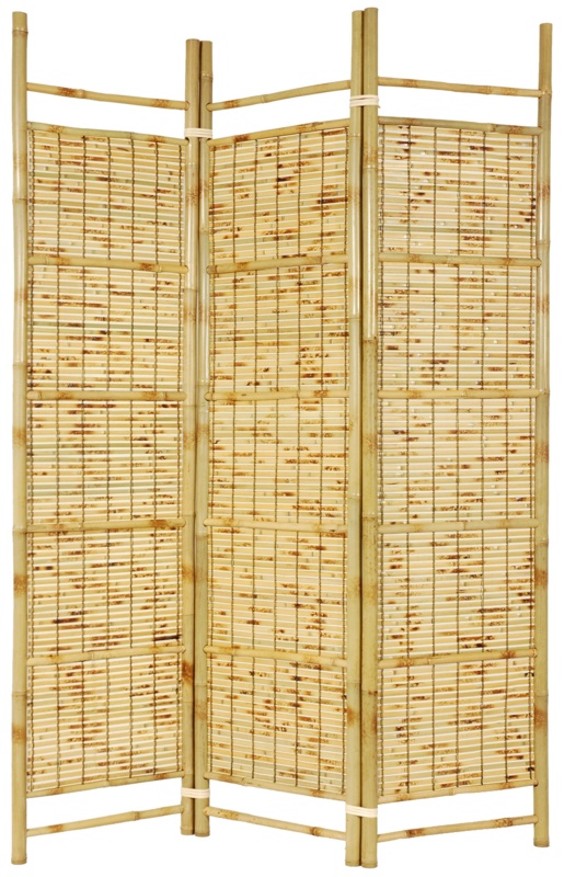 Mabie 41.82'' W x 72'' H 3 - Panel Solid Wood Folding Room Divider
