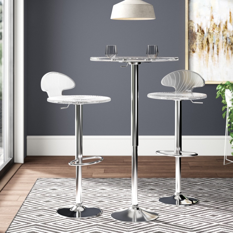 LED Light-up Bar Table and Stool Set