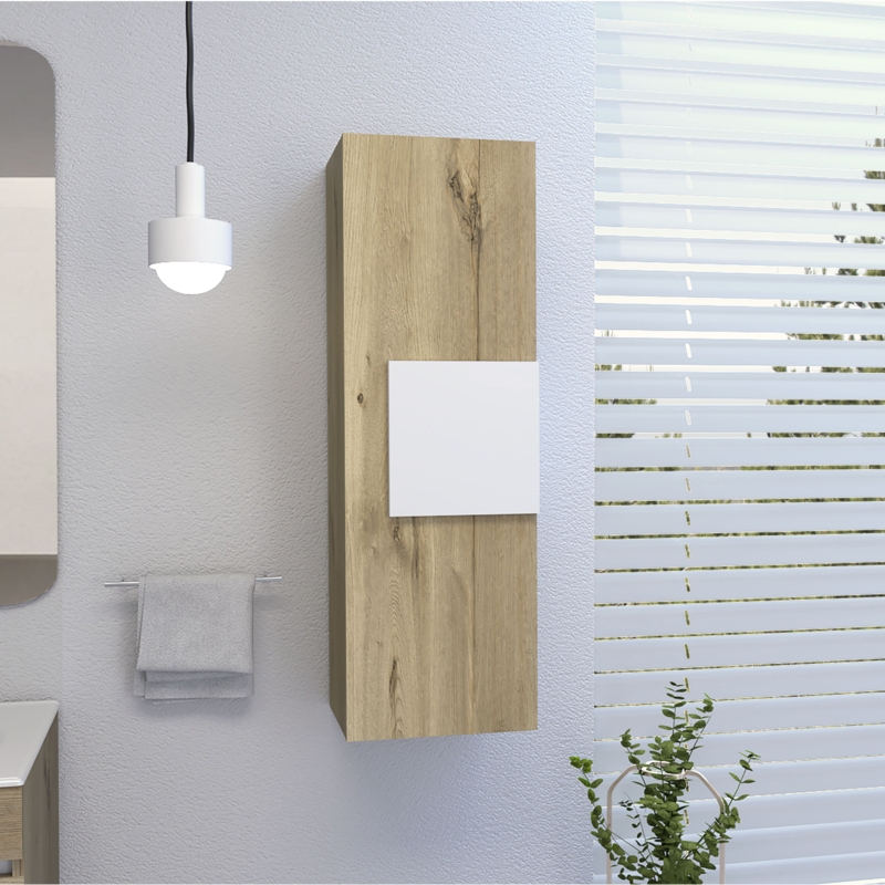 Wall-Mounted Medicine Cabinet with Shelves