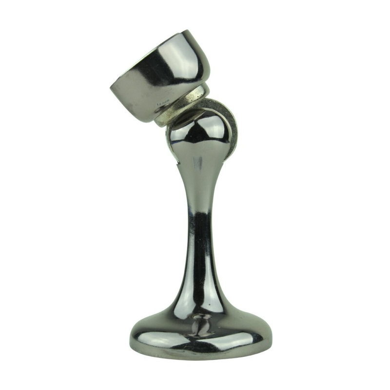 Magnetic Door Stopper with Brushed Nickel Finish