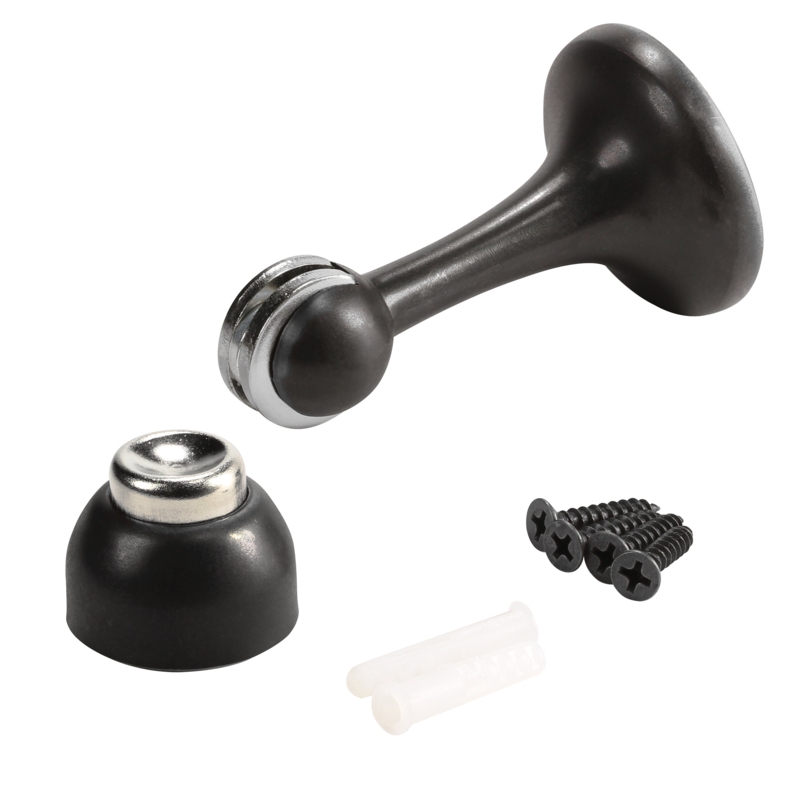 Magnetic Door Stop with Heavy-Duty Catch