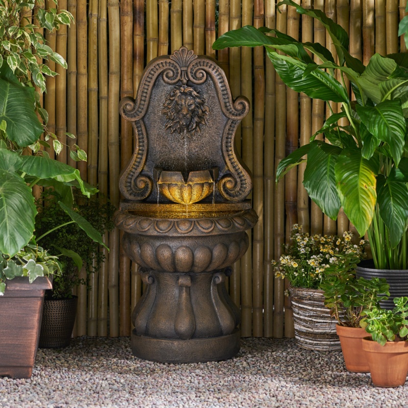 Majestad Resin Fountain with Light