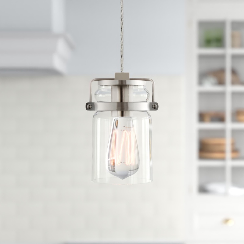 Malaki 1 - Light Single Jar Pendant