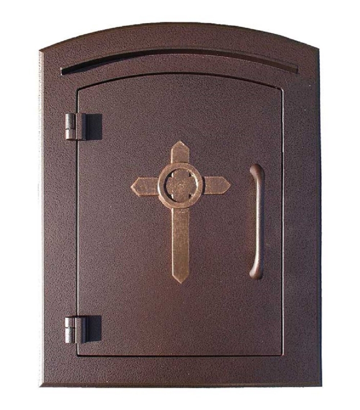 Mail Chute With Locking Rear Door