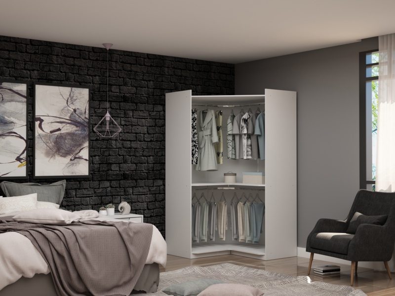 Manufactured Wood Armoire