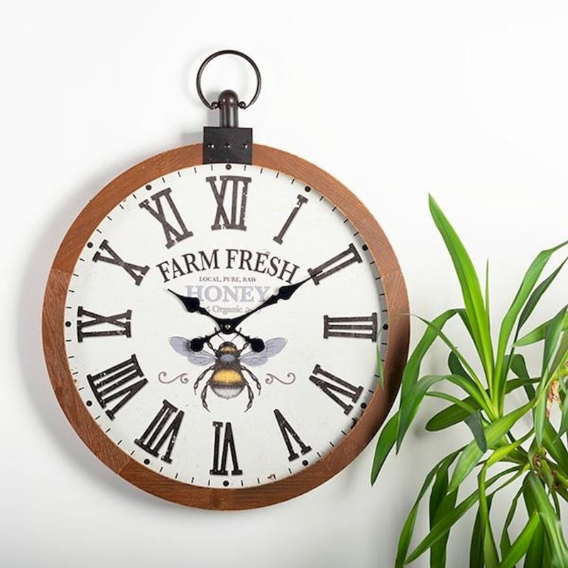 Charming Battery-Operated Wall Clock