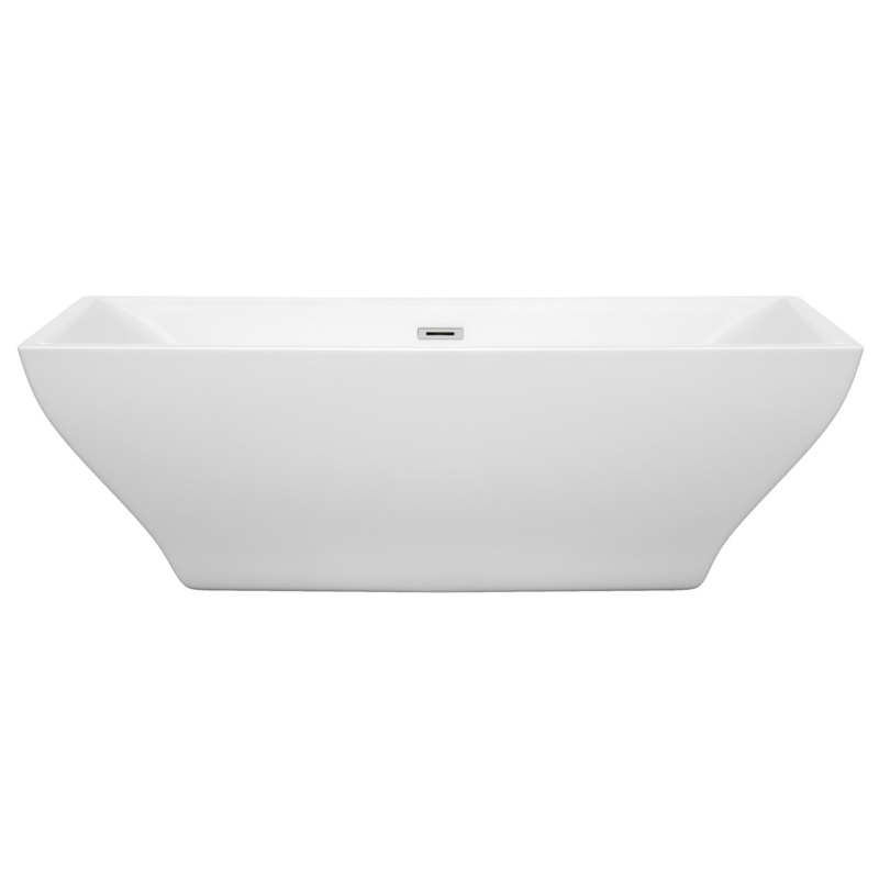 Maryam 71'' x 31'' Freestanding Soaking Acrylic Bathtub