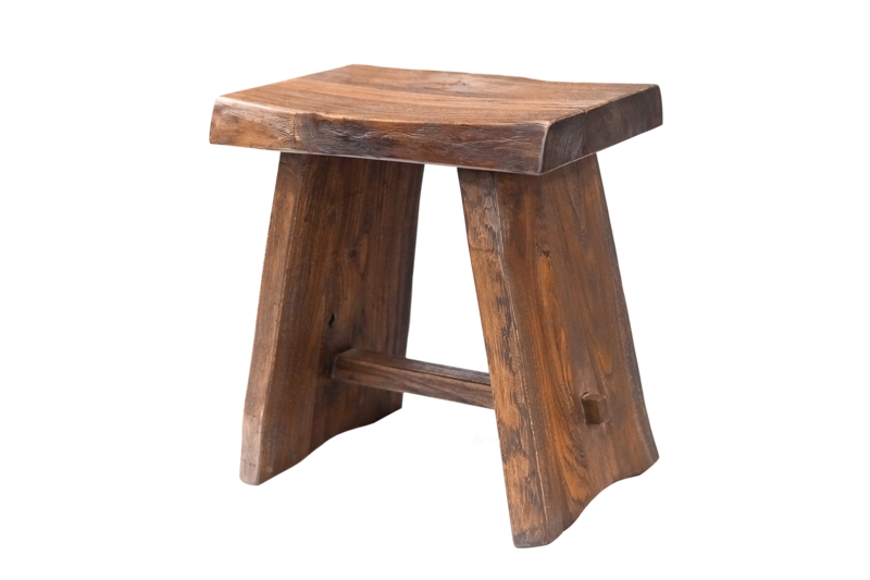 Teak Shower Stool with Stainless Steel Hardware