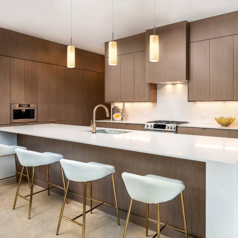 Matus LED Cylinder Pendant Light, Frosted Glass Shade, ETL Listed,for Dining Room, Kitchen
