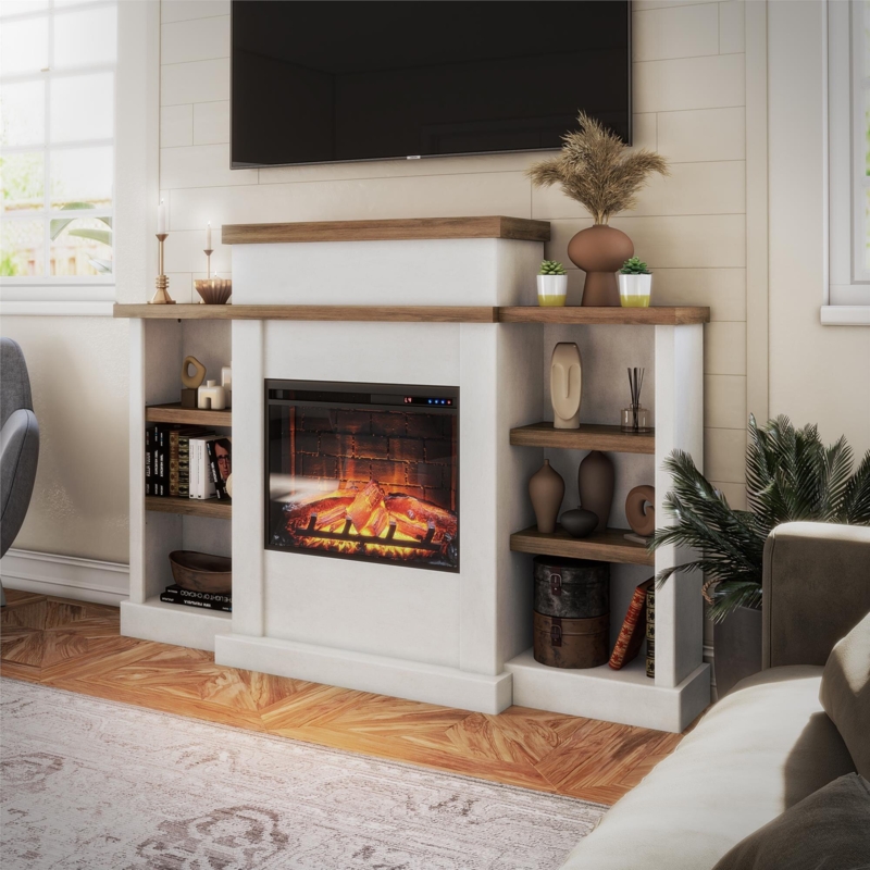 Electric Fireplaces With Bookshelves
