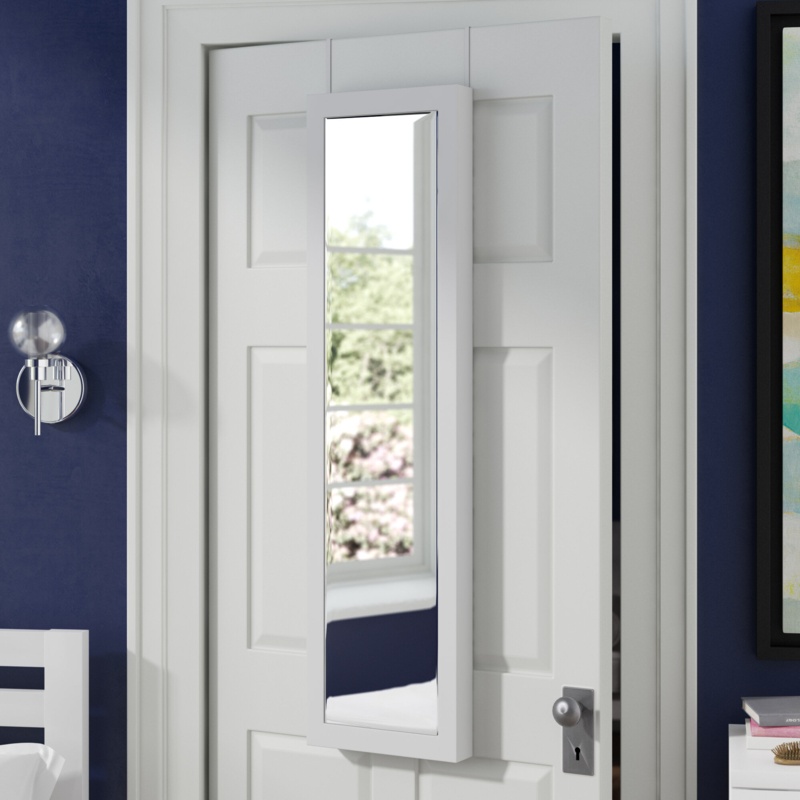 Maura 12.5'' Wide Jewelry Armoire with Mirror
