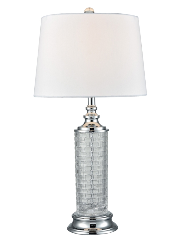 Variegated Lead Crystal 26" Table Lamp