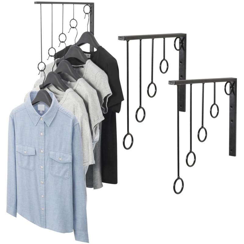 Mcduff 12'' Wall Mounted Clothes Rack