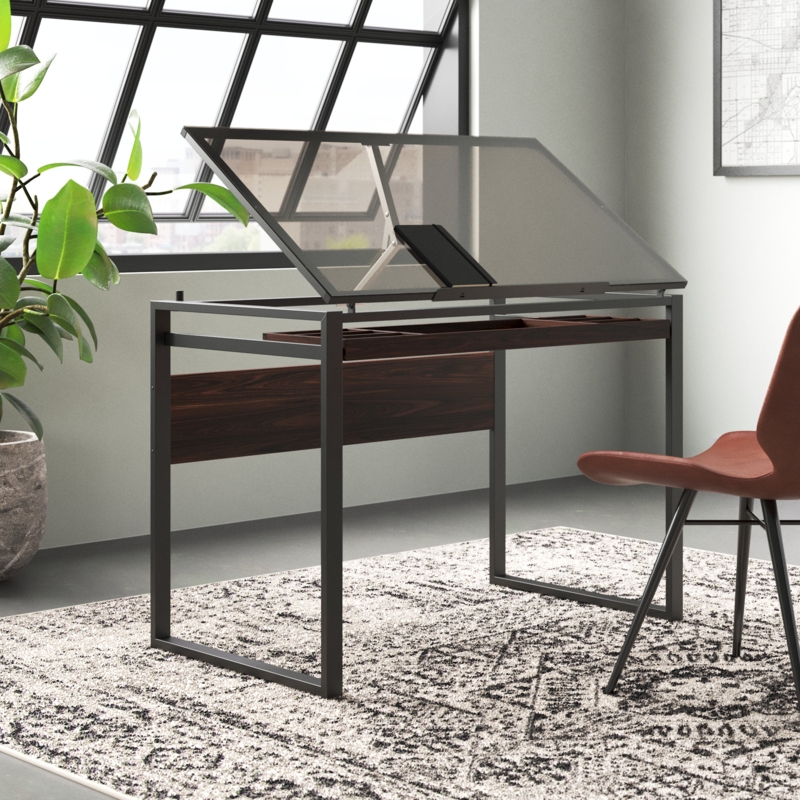 Multi-Functional Drafting Table with Storage