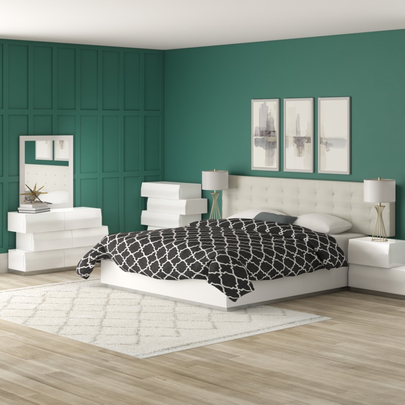 Mcgowen Platform 5 Pieces Bedroom Set