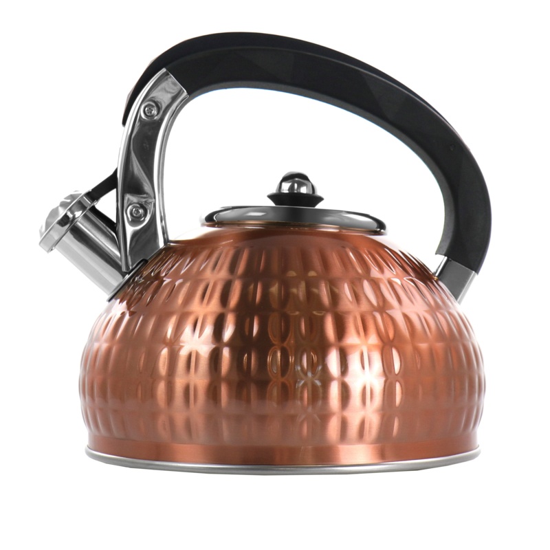 Mega Chef 3 qt. Stainless Steel Whistling Stovetop Kettle