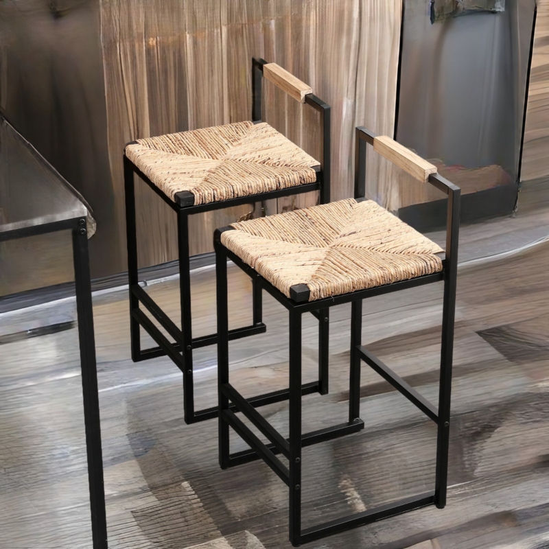 Adjustable Floor Lamp with Built-In Shelves