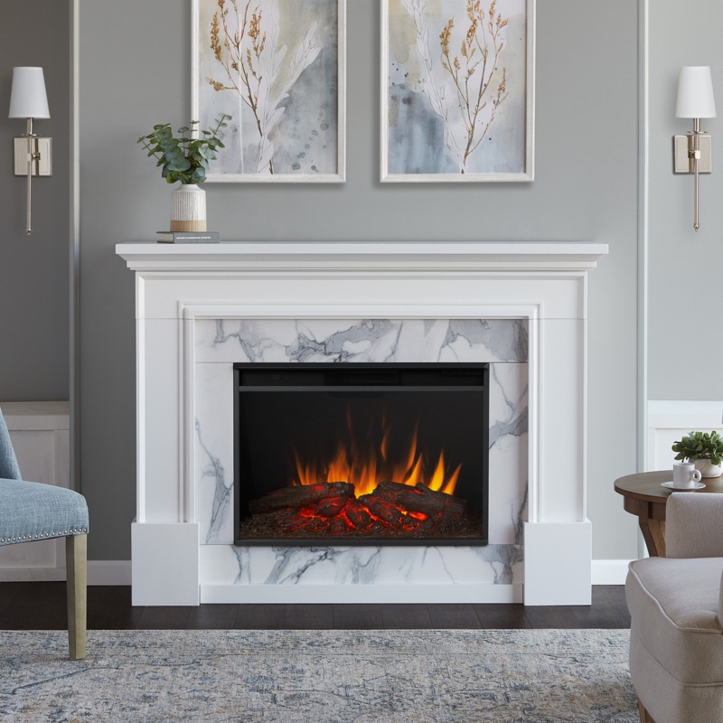 Merced Grand Electric Fireplace by Real Flame