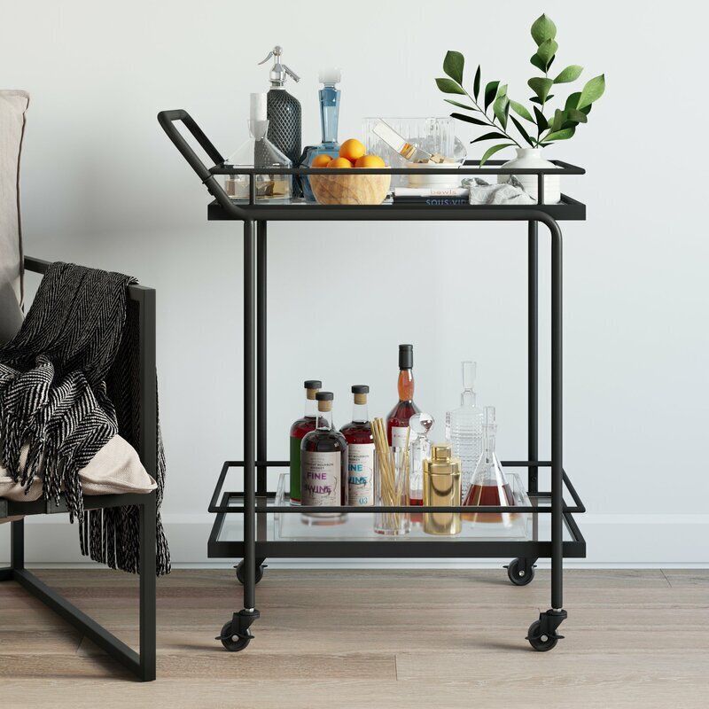 Metal Bar Cart