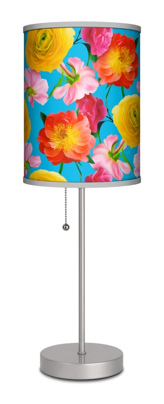 Powder-Coated Lamp with Printed Shade
