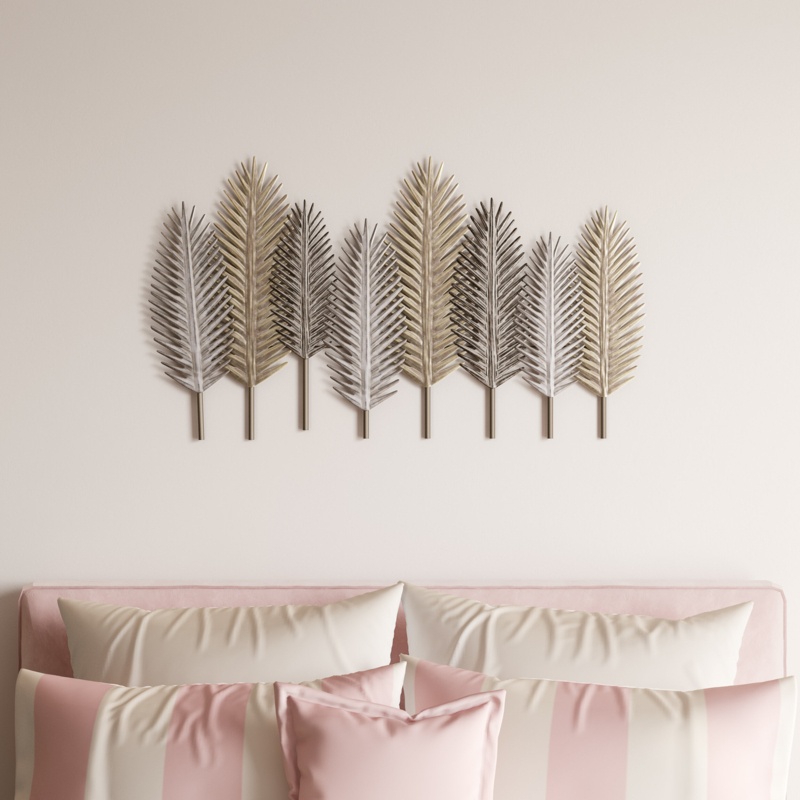 Metal Leaf Wall Décor