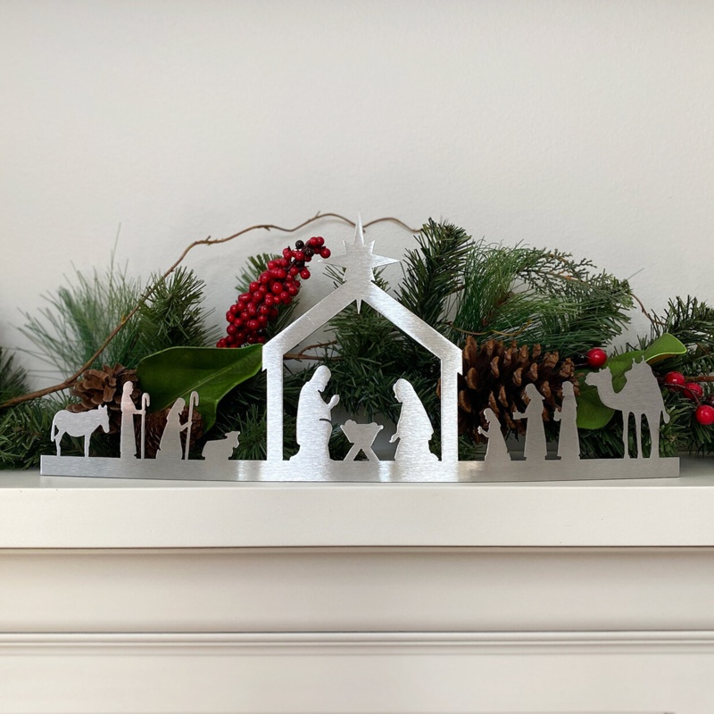 Metal Nativity