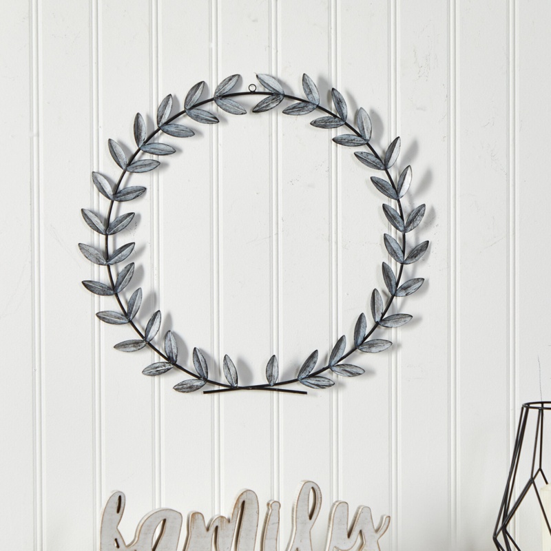 Metal Olive Leaf Wall Décor