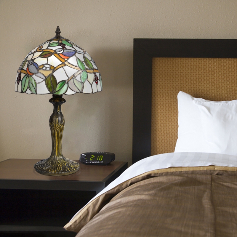 Handmade Stained-Glass Table Lamp