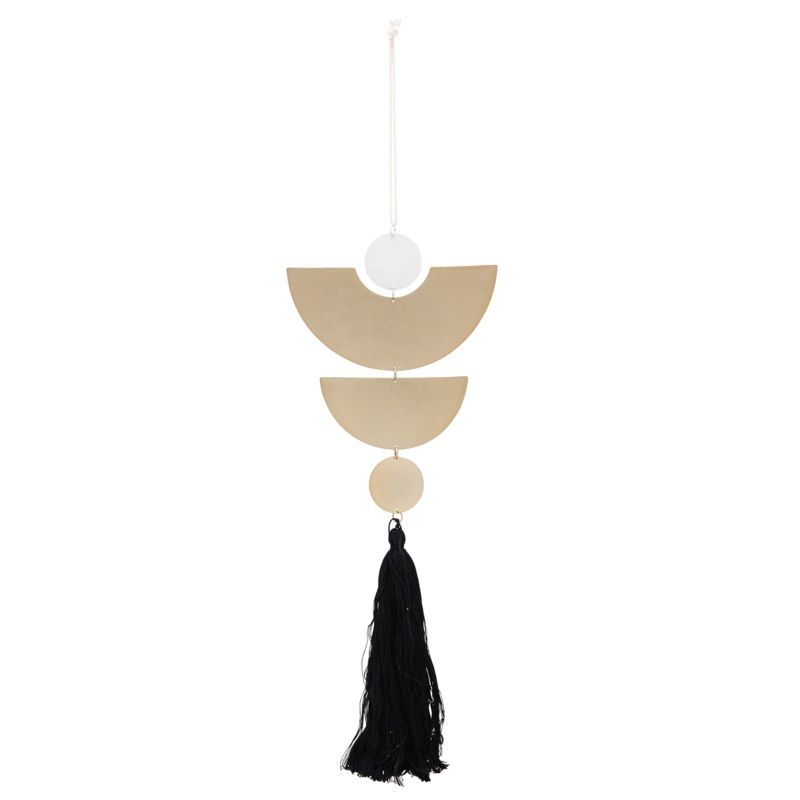 Metal with Tassels Wall Décor