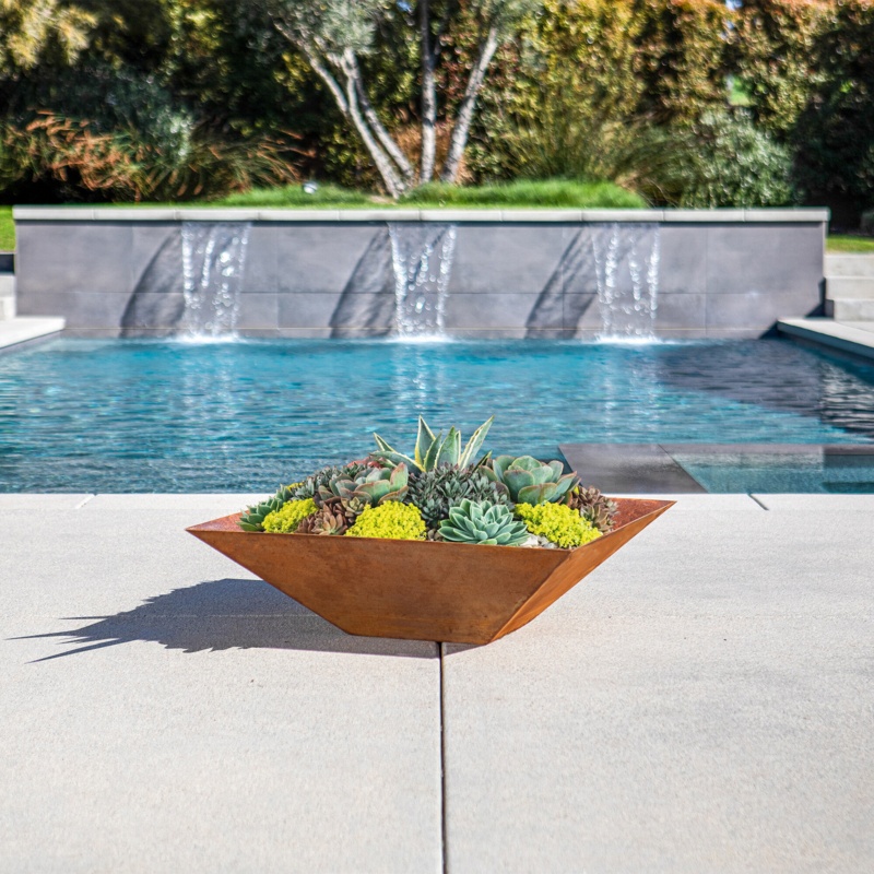 Metallic Series Corten Steel Planter Box