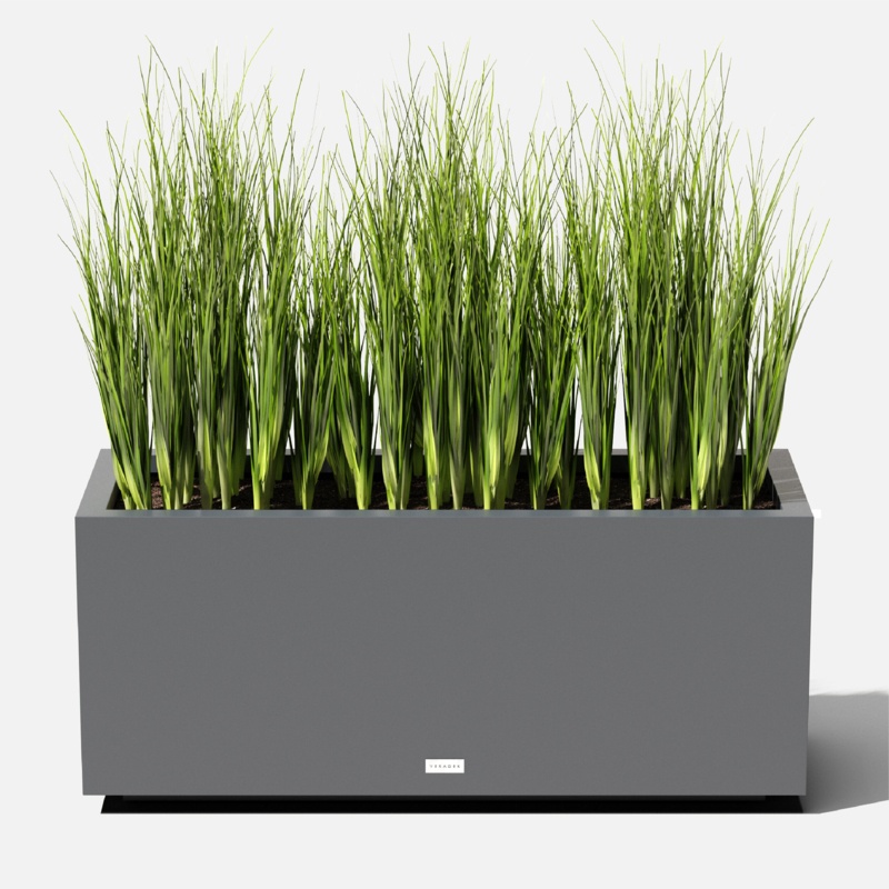 Metallic Series Thick Galvanized Steel Planter Box