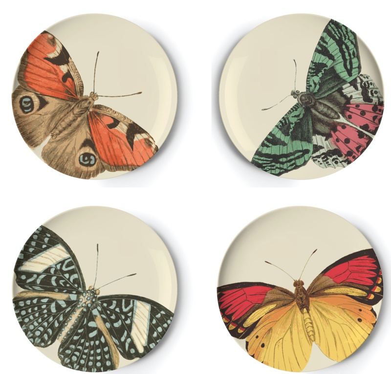 Metamorphosis Side 4 Piece 9" Melamine Salad Plate