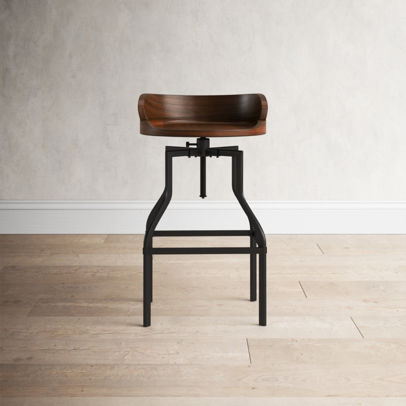 Adjustable Swivel Bar Stool