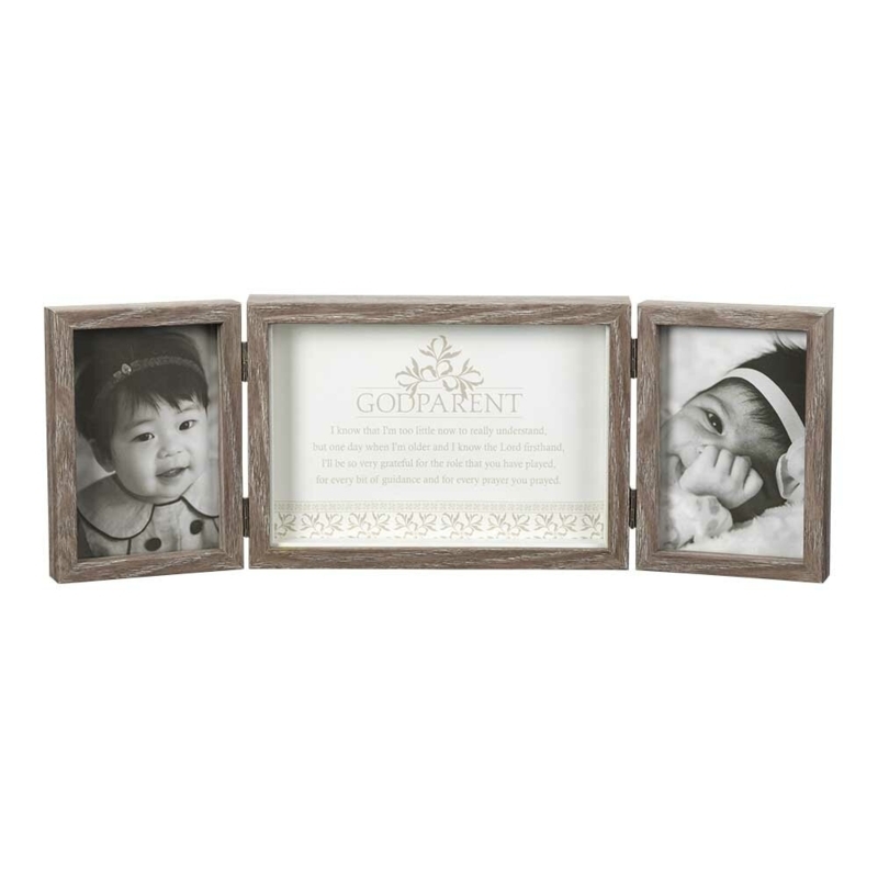 Godparent 3 Frames Tabletop Picture Frame
