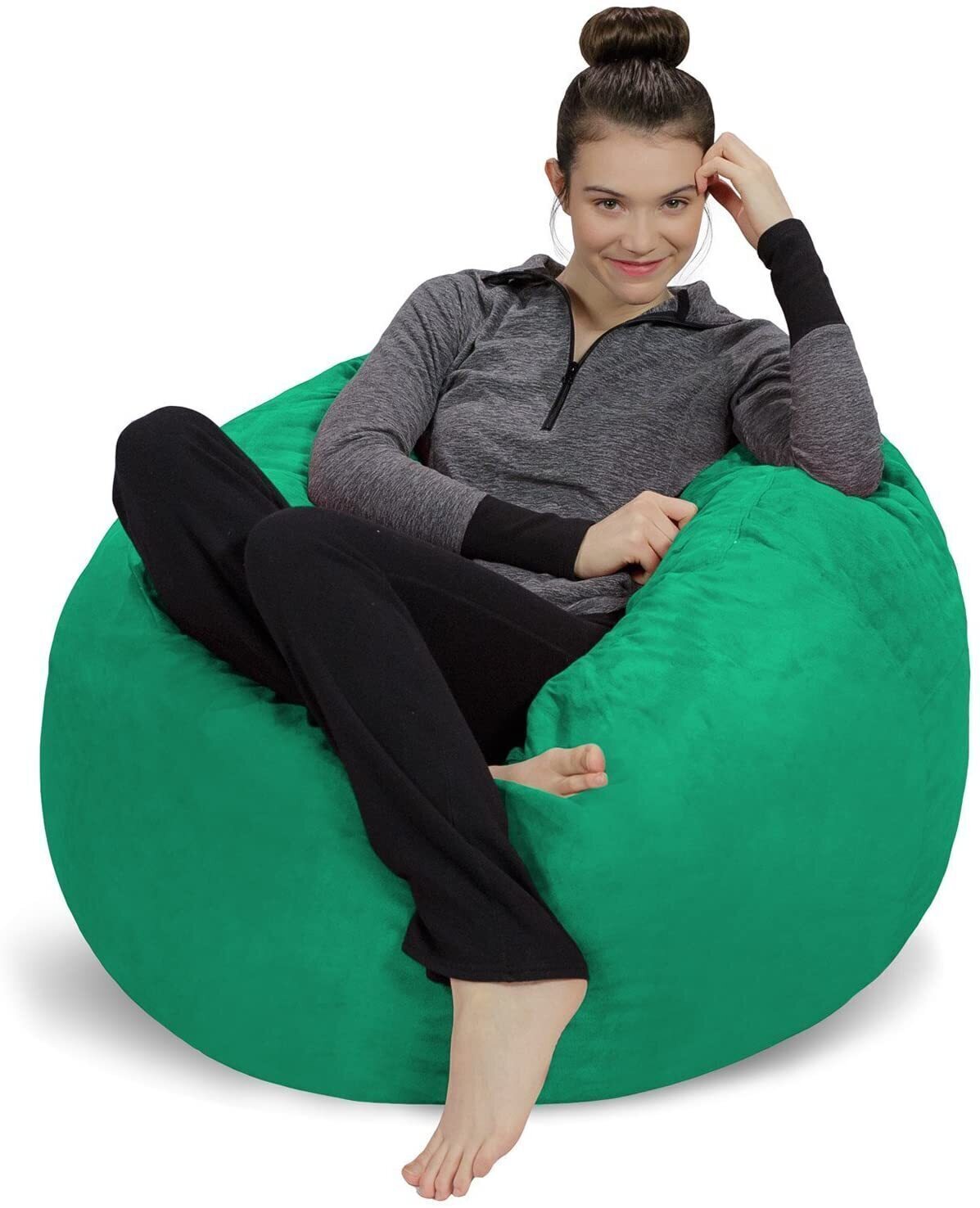 Microsuede Bean Bag Chair