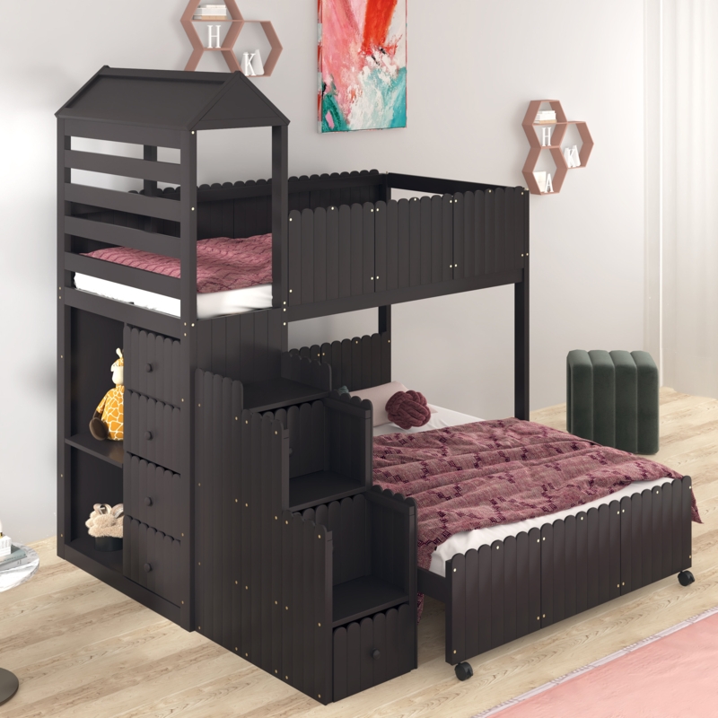 Multifunctional Fabric Storage Ottoman