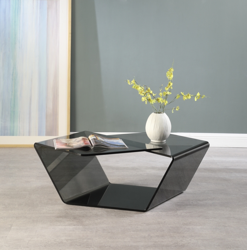 Origami Style Glass Coffee Table