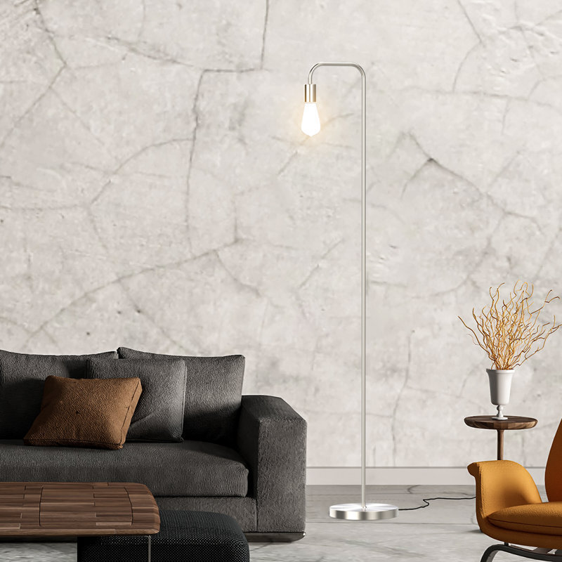 Minimalistic Wrought Iron Floor Lamp