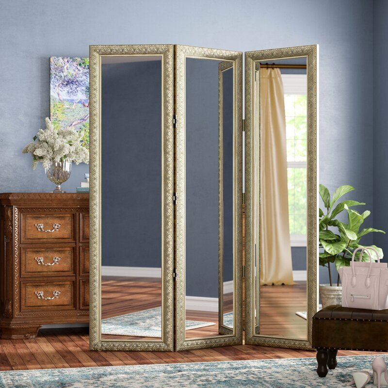 Mirrored Plexiglass Room Divider