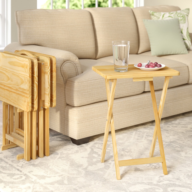 Mischa TV Tray Table with Stand