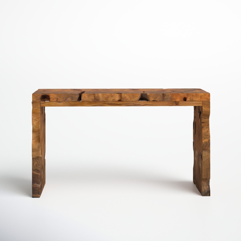 Solid Teak Wood Console Table